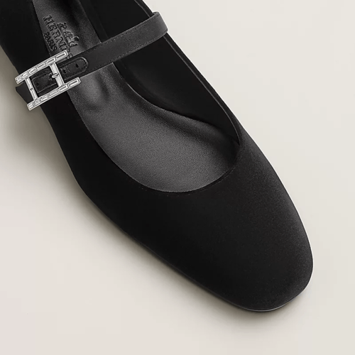 Hermes | Jane Ballerinas | black