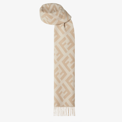 Fendi | Beige cashmere scarf | Color: Beige