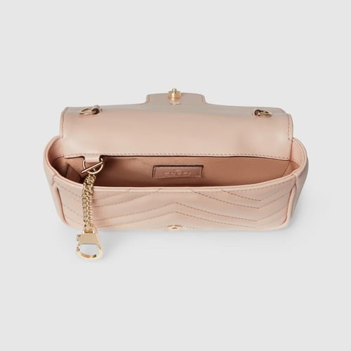 Gucci | GG Marmont mini bag | light pink leather