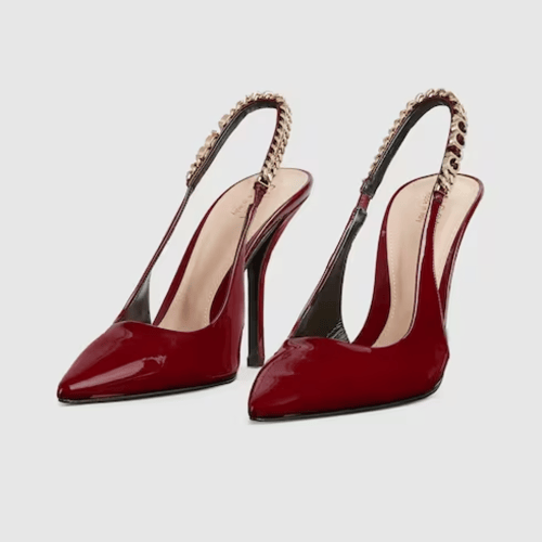 Gucci | Gucci Signoria slingback pump | Rosso Anco...