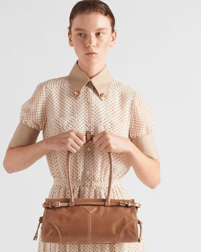 Prada | Prada Bonnie medium leather handbag | Colo...