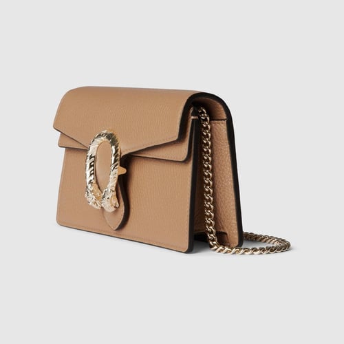 Gucci | Dionysus mini shoulder bag | beige leather