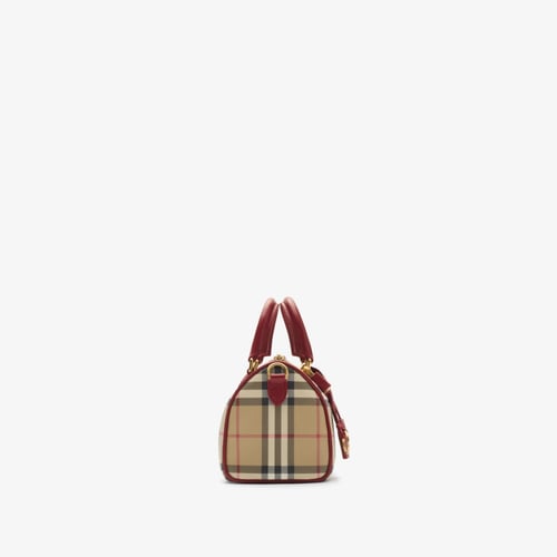Burberry | Mini Check Bowling Bag | Archive beige/...