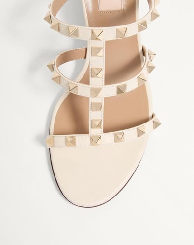 Valentino | Rockstud Calf Mules. Heel: 60 Mm | lig...