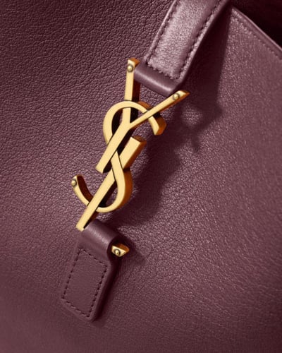 Saint Laurent | The 5 to 7 large, soft grained lea...