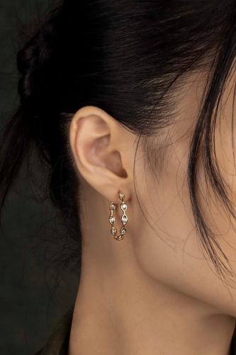 APM Monaco | soleil | 18k Yellow Gold Plated | حلق...