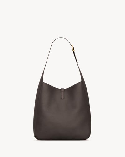 Saint Laurent | The 5 to 7 large, soft grained lea...