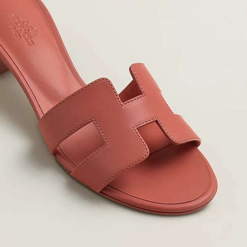 Hermes | Oasis Sandals | red terracotta