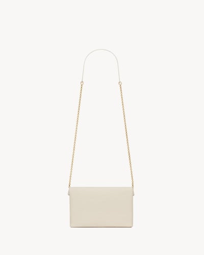 Saint Laurent | Cassandre lambskin chain clutch |...