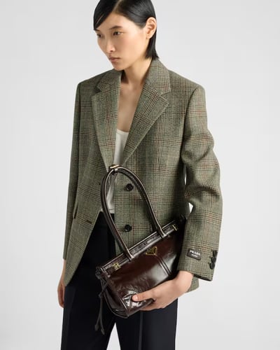 Prada | Prada Bonnie medium leather handbag | Colo...