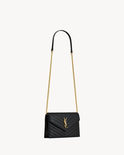 Saint Laurent | CASSANDRE ENVELOPE CHAIN ​​WALLET...