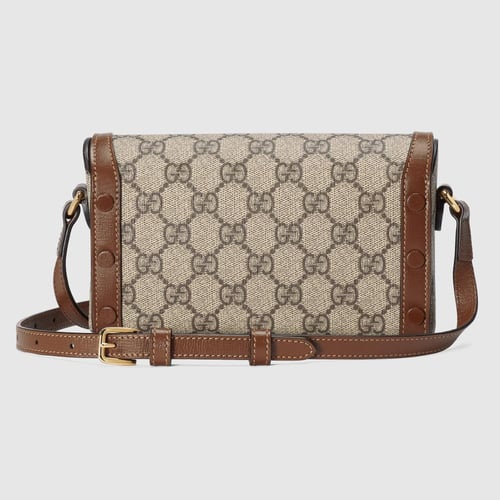 Gucci | Gucci Horsebit 1955 mini bag | beige and d...
