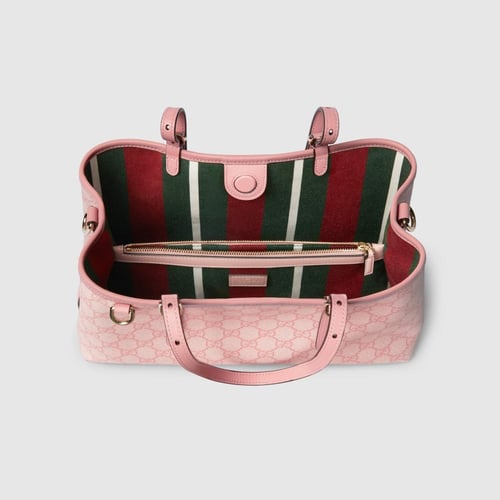 Gucci | GG Emblem medium tote bag | light pink coa...