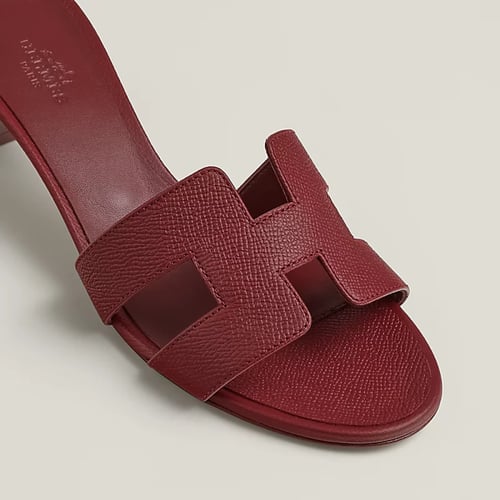 Hermes | Oasis Sandals | red H