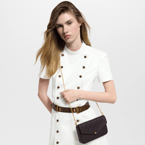 Louis Vuitton| Felicie Pouch | Chocolate