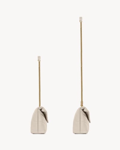 Saint Laurent | Lambskin Puffer Toy | VINTAGE WHIT...