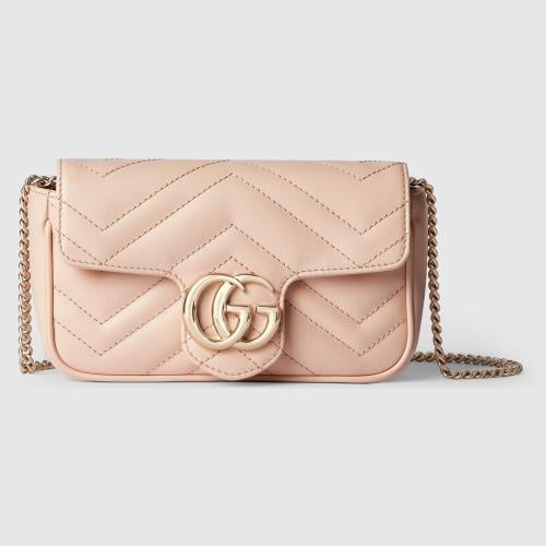 Gucci | GG Marmont mini bag | light pink leather