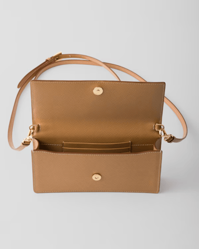 Prada | Saffiano leather mini-bag | Color: Natural