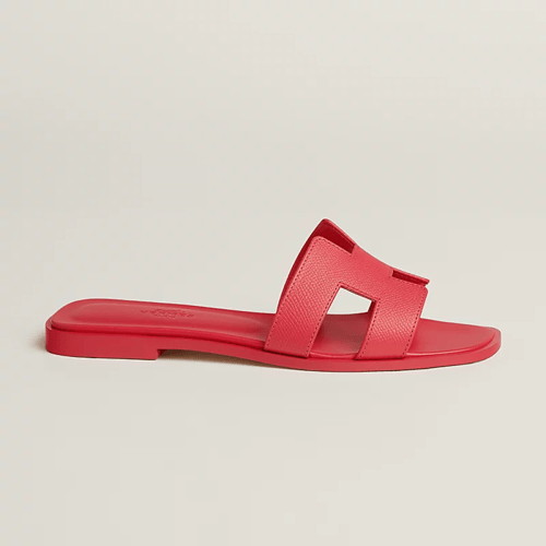 Hermes | Oran Sandals | pomegranate rose