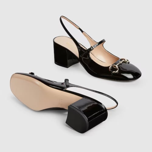 Gucci | Women's Horsebit pump | black patent leath...