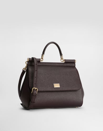 Dolce&Gabbana | Large Sicily handbag | Bordeaux