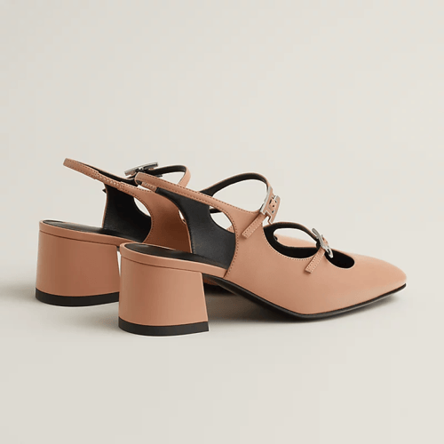 Hermes | Jackie 50 Pumps | beige perlino