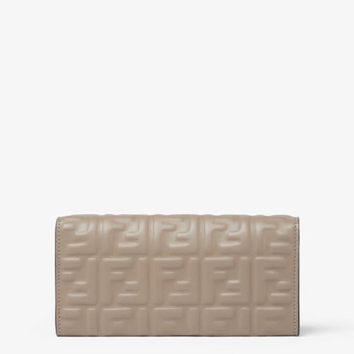 Fendi | Baguette Continental With Chain | Dove gre...