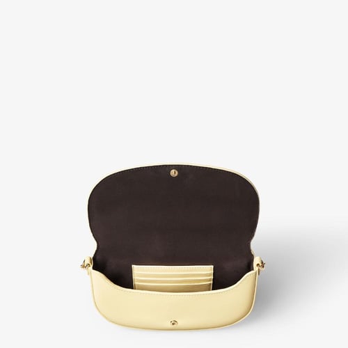 Fendi | Fendigraphy Wallet on Chain | Yellow leath...