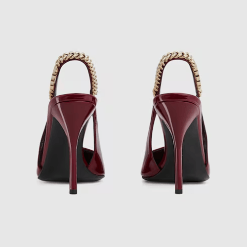 Gucci | Gucci Signoria slingback pump | Rosso Anco...