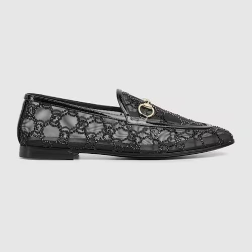 Gucci | Women's GG crystal Gucci Jordaan loafer |...
