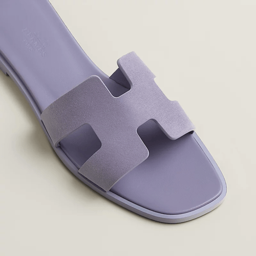 Hermes | Oran Sandals | violet wisteria