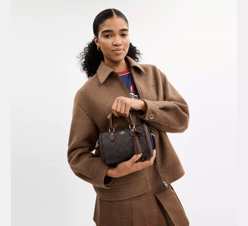 COACH | Mini Rowan Crossbody Bag In Signature Canv...