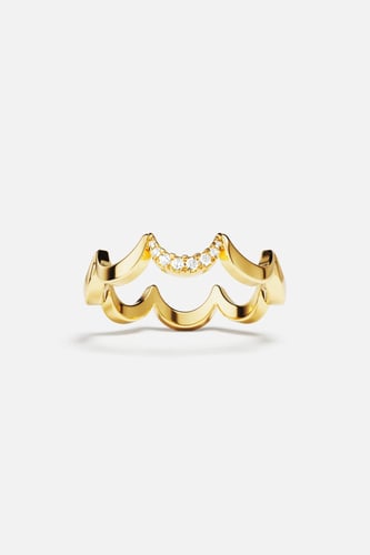 APM Monaco | croisette | 18k Yellow Gold Plated |...