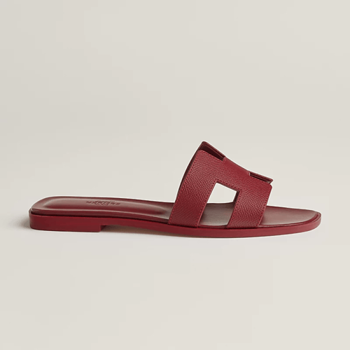 Hermes | Oran Sandals | red H