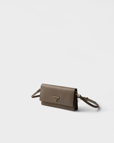 Prada | Saffiano leather mini-bag | Color: Clay Gr...