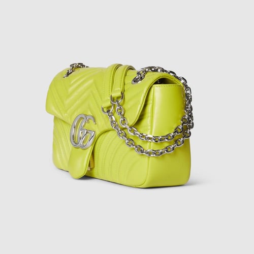 Gucci | GG Marmont medium shoulder bag | bright gr...