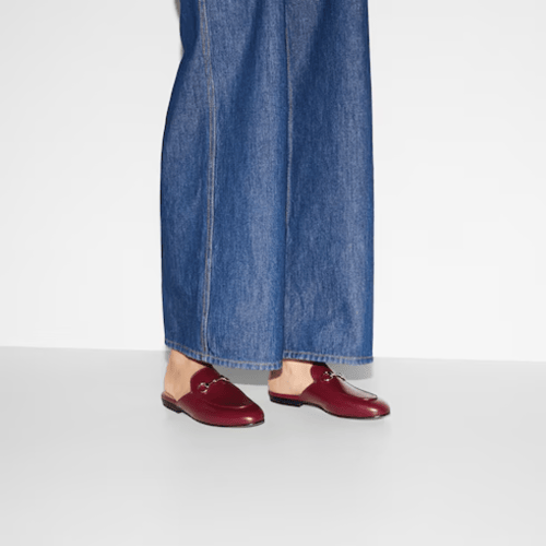 Gucci | Women's Princetown slipper | Rosso Ancora...