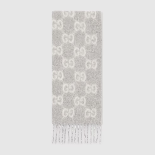 Gucci | GG alpaca wool blend scarf | Color: light...