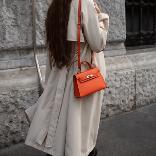 MILLE BAGS | Claire | Color: Orange