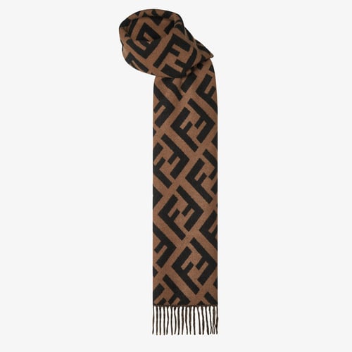 Fendi | Brown cashmere scarf | Color: Brown