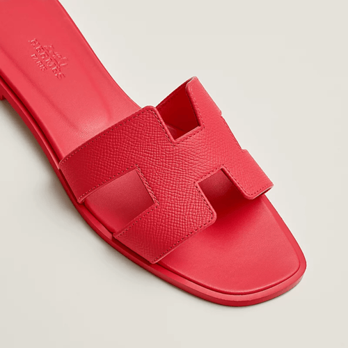 Hermes | Oran Sandals | pomegranate rose