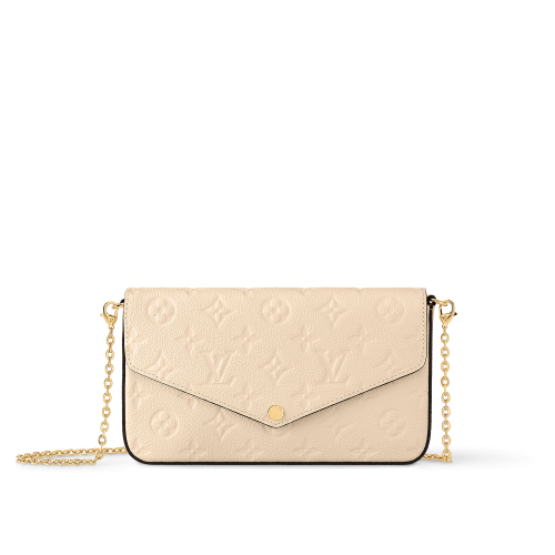 Louis Vuitton| Felicie Pouch | Cream