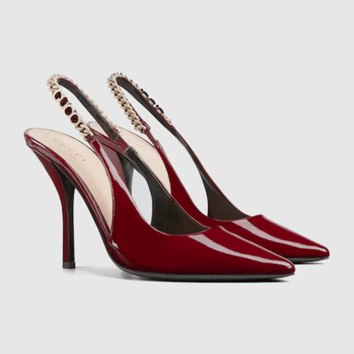 Gucci | Gucci Signoria slingback pump | Rosso Anco...