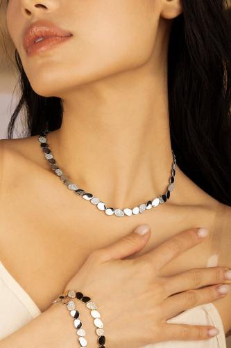 APM Monaco | soleil | Sterling Silver | قلادة شوكر...