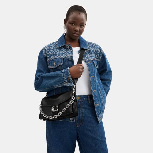 Coach | Chain Tabby Shoulder Bag | Color: Lh/Black