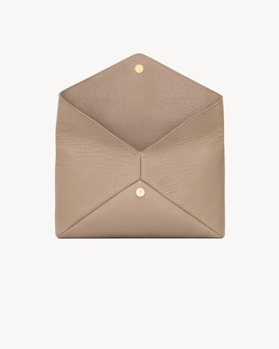 Saint Laurent | CASSANDRE large lambskin envelope...