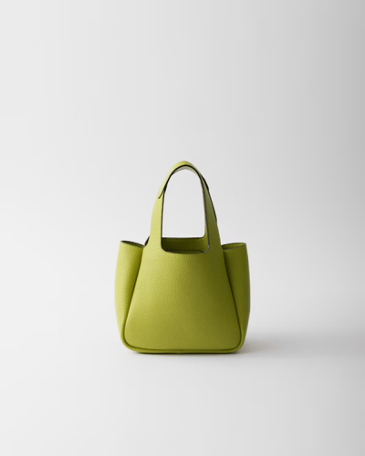 Prada | Mini leather handbag | Color: Lawn Green
