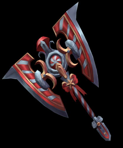 Swirly axe