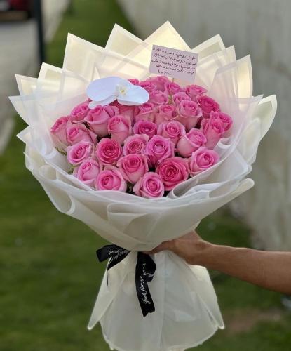 باقة ورد بنفسجي