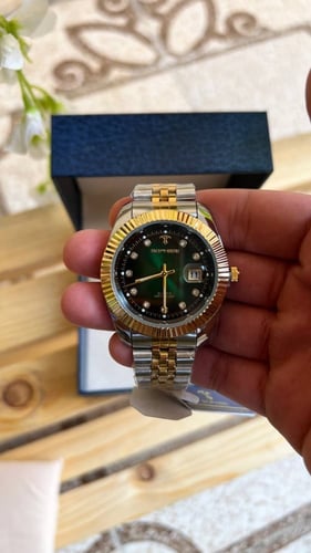 ساعة بوفيري - فضي وذهبي